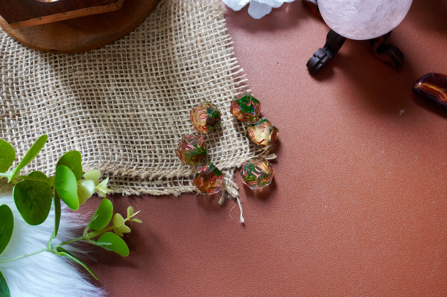 Fairy circle D12 dice set