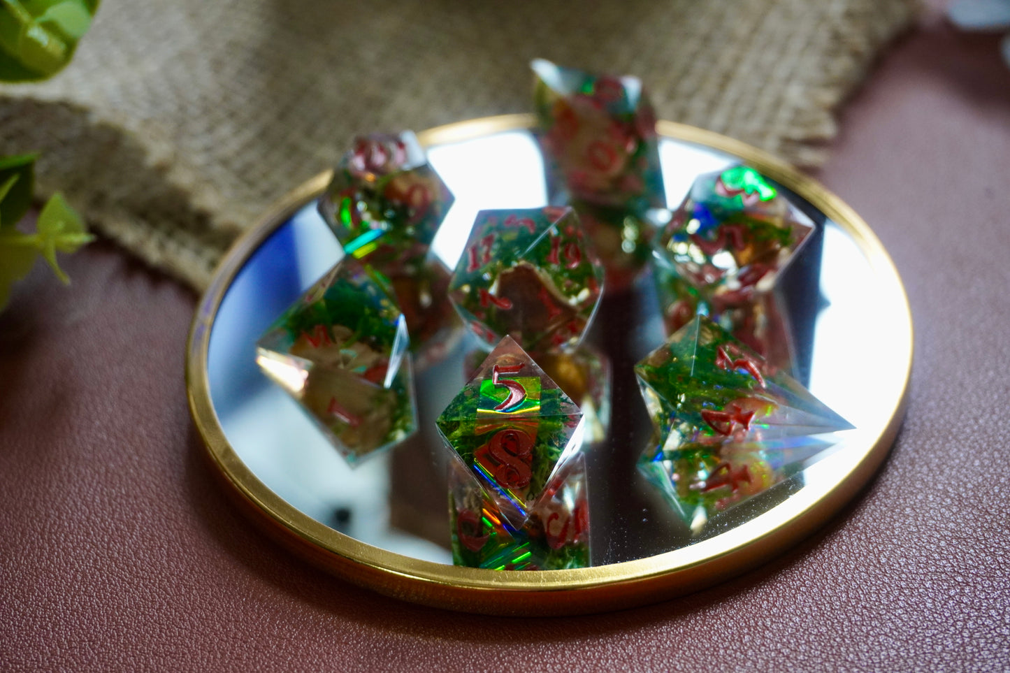 Fairy circle, dice set