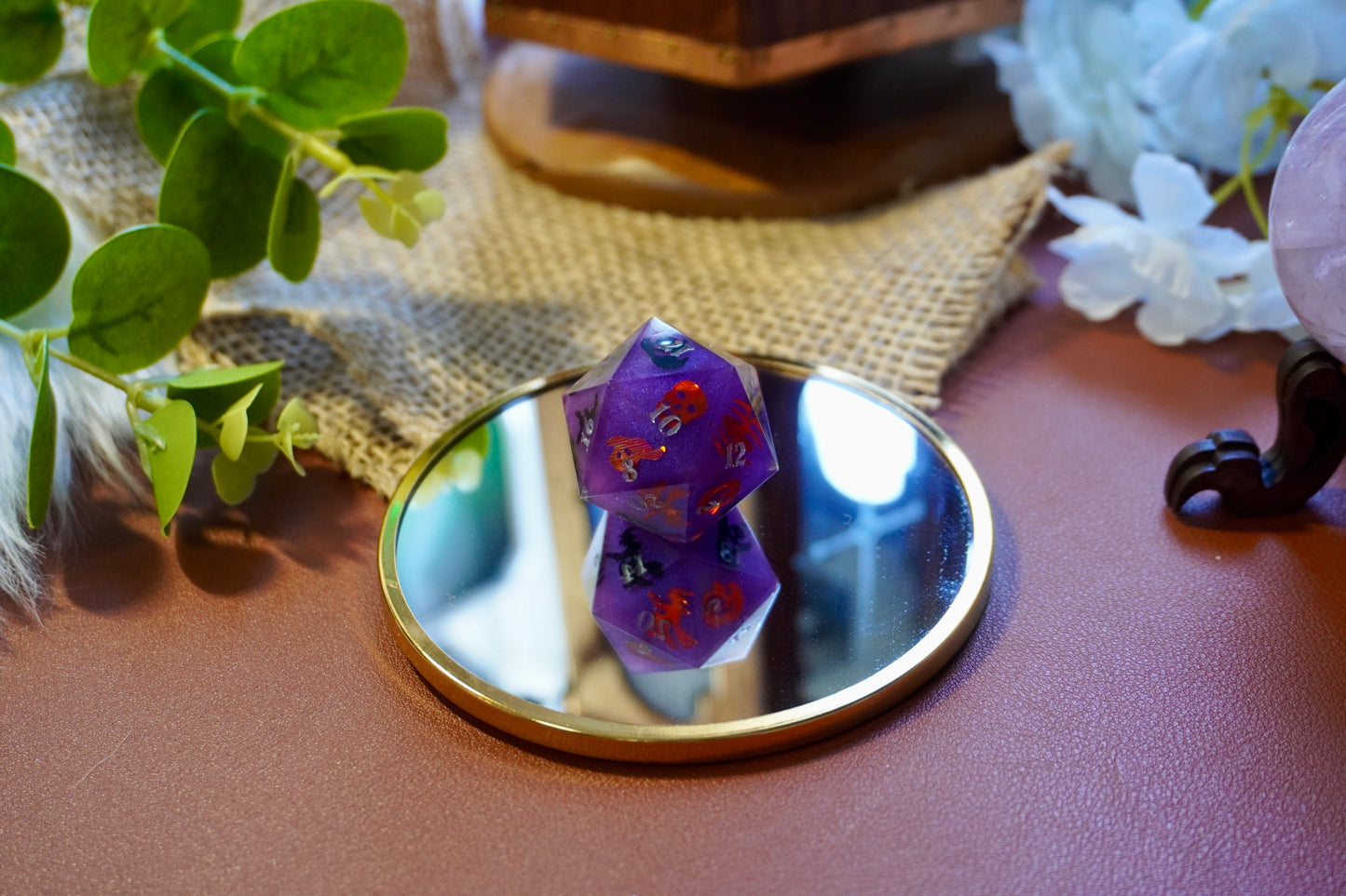 Hollow end D20 chunk