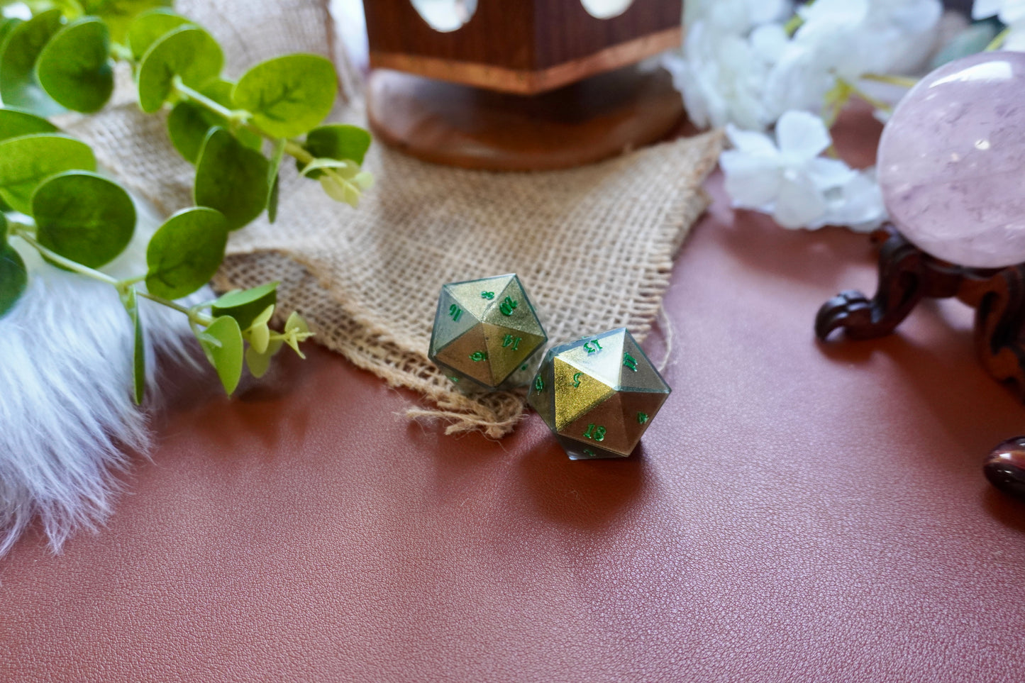 Green kameleon D20 chunk