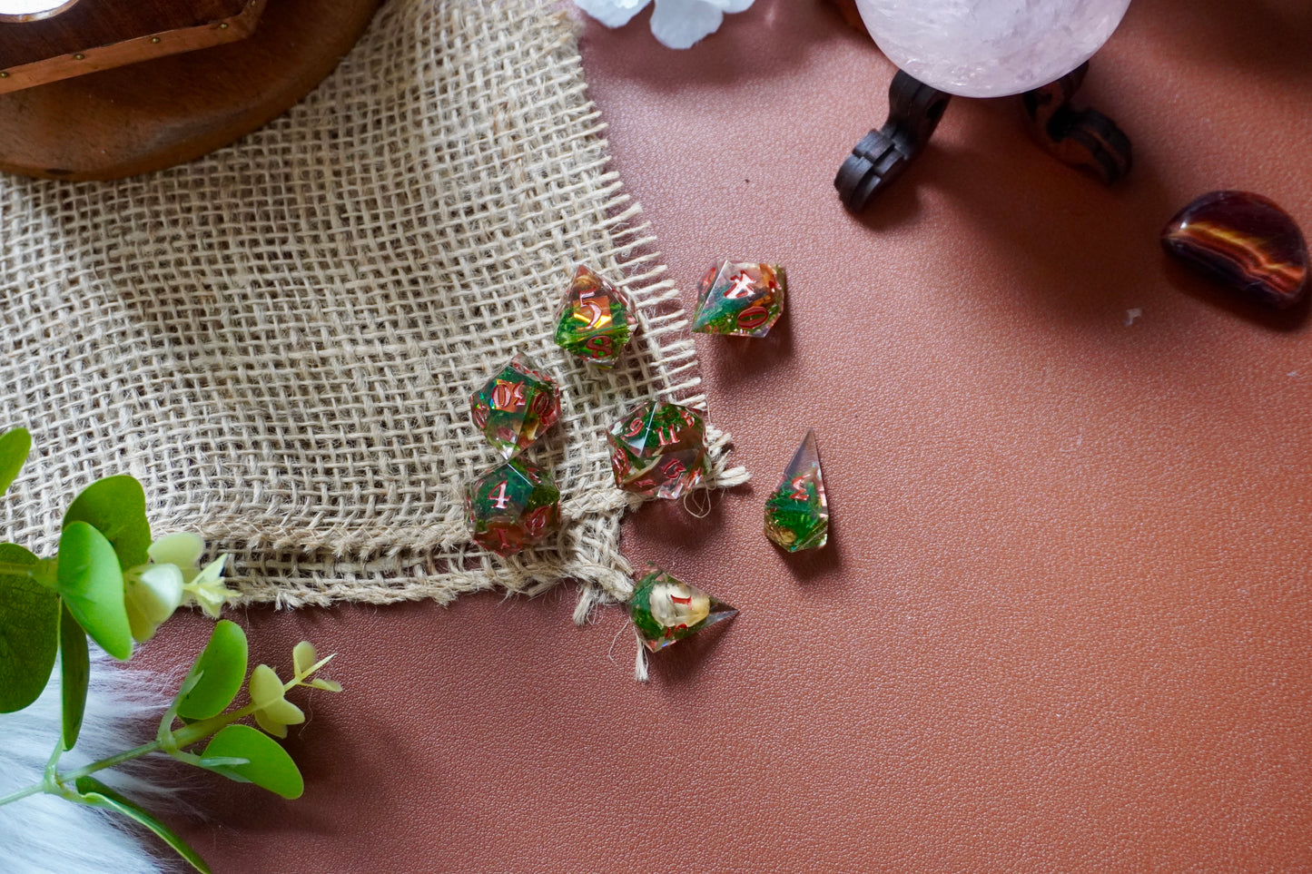 Fairy circle, dice set