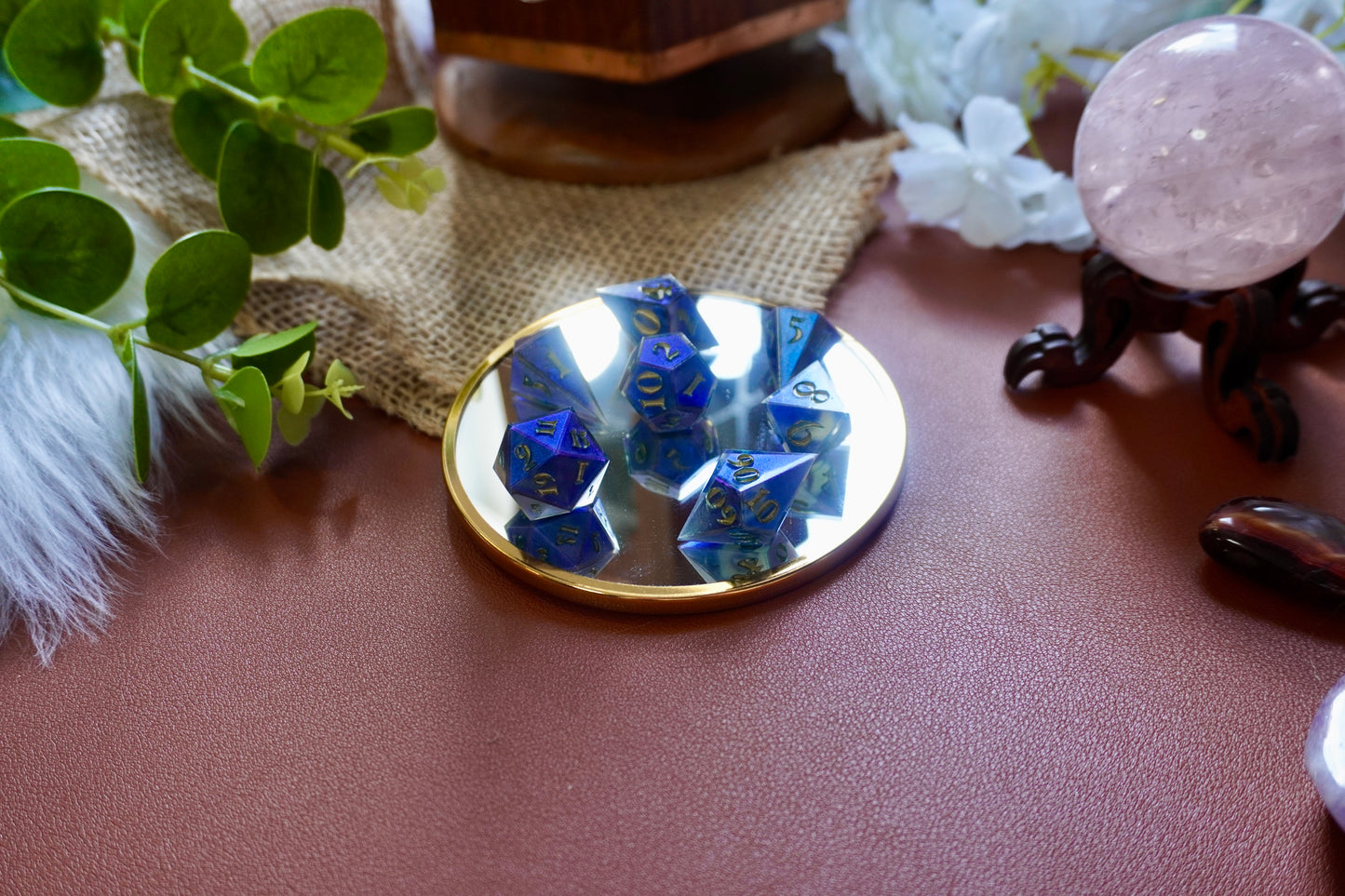 Bleu kameleon dice set