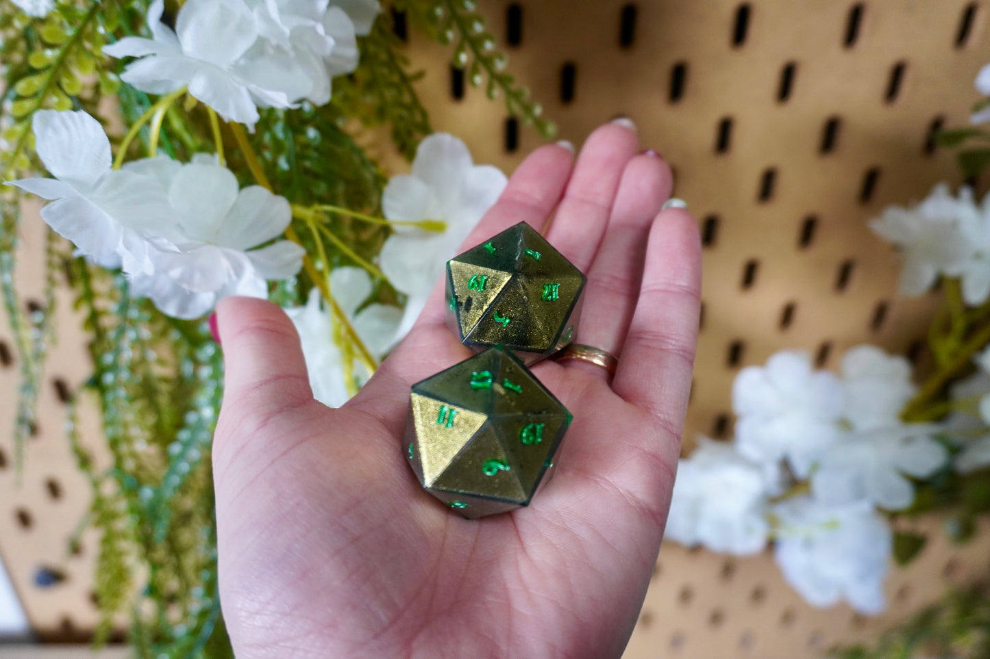 Green kameleon D20 chunk