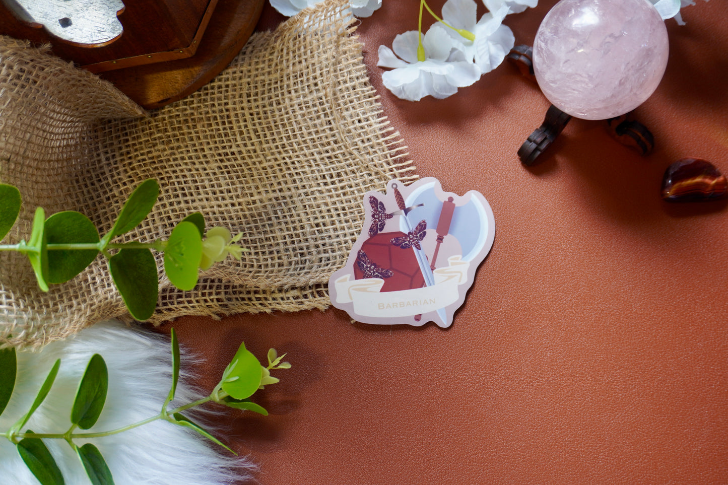 Barbarian class sticker