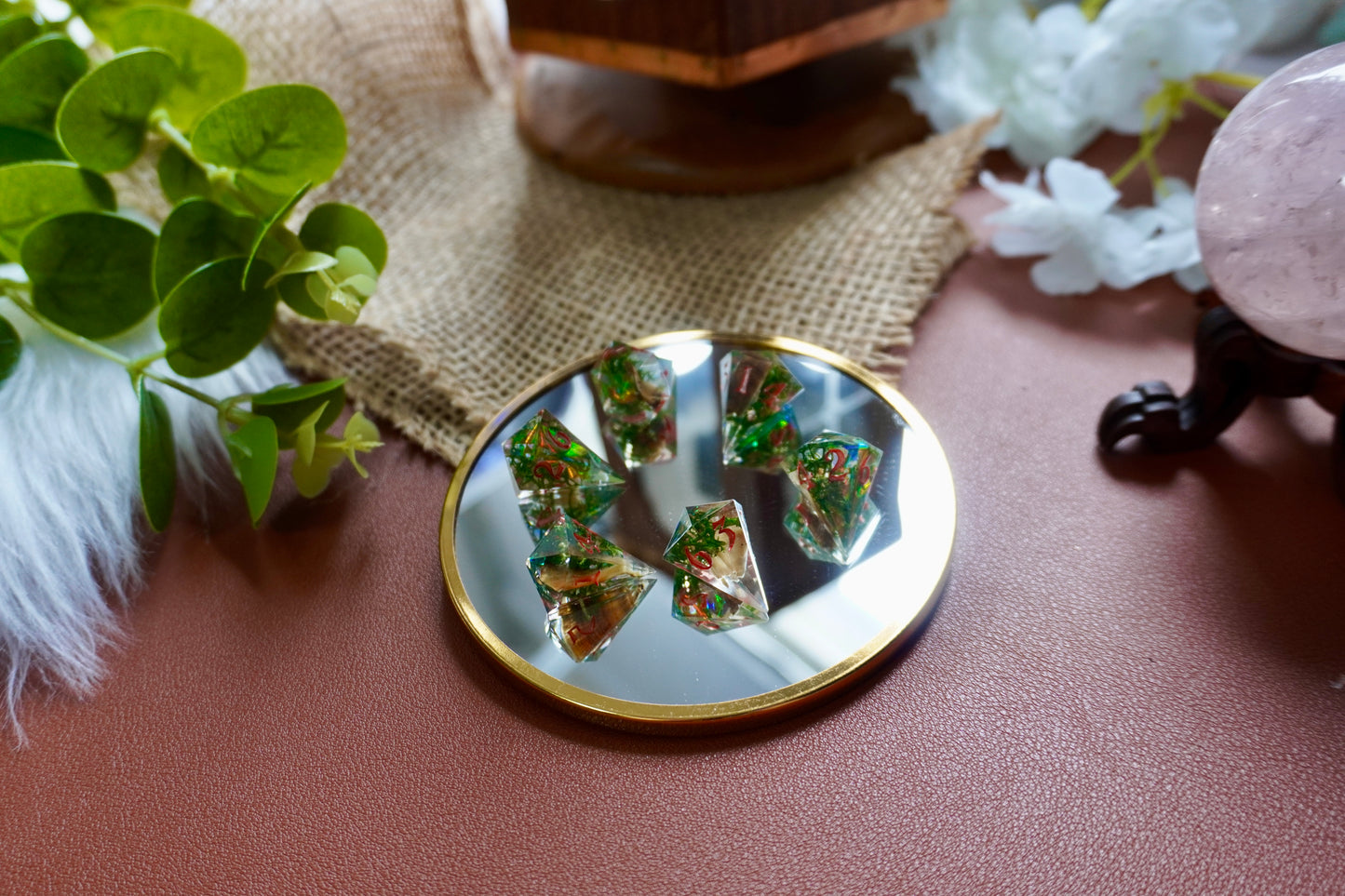 Fairy circle gem D6 set