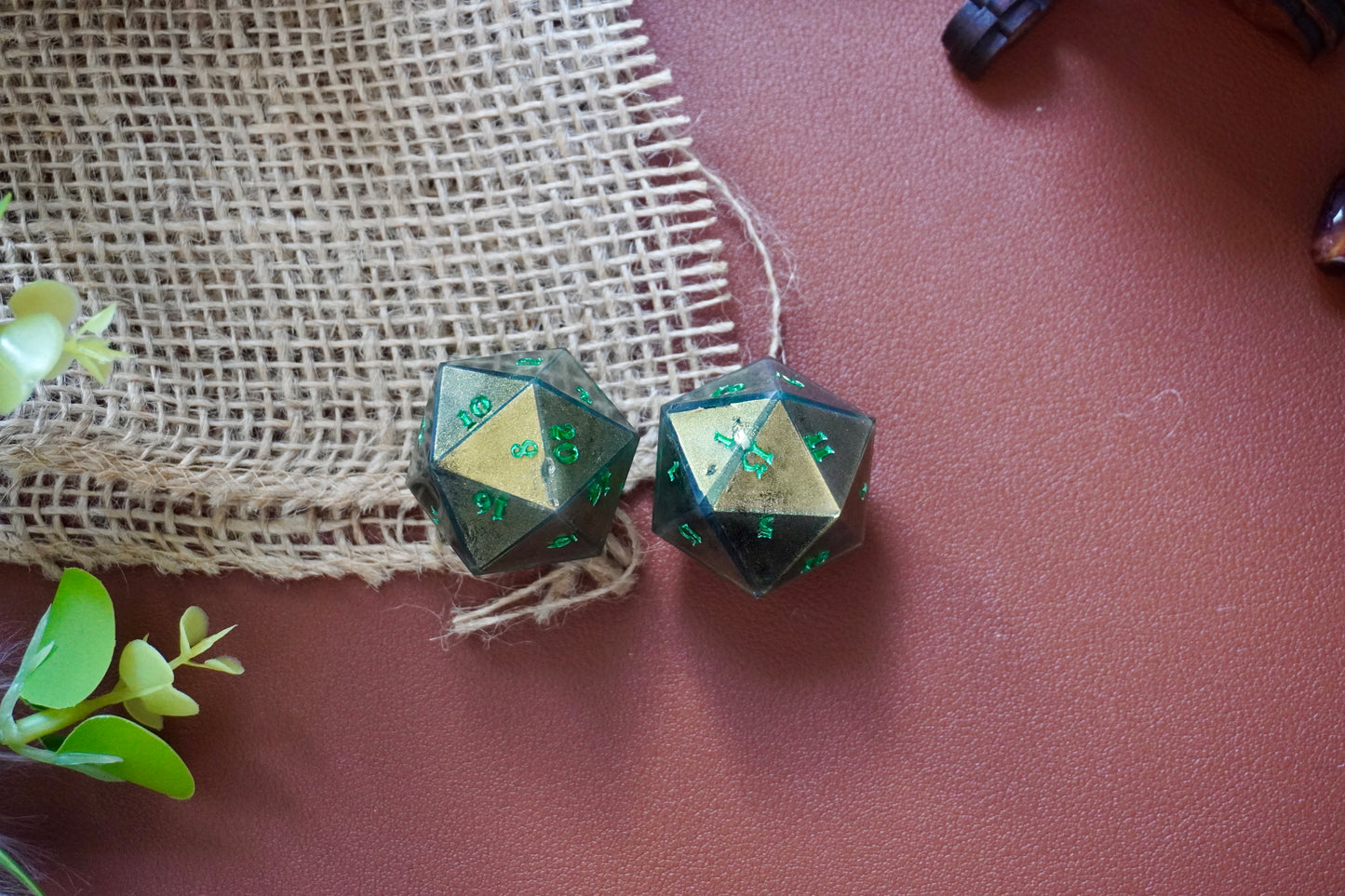 Green kameleon D20 chunk