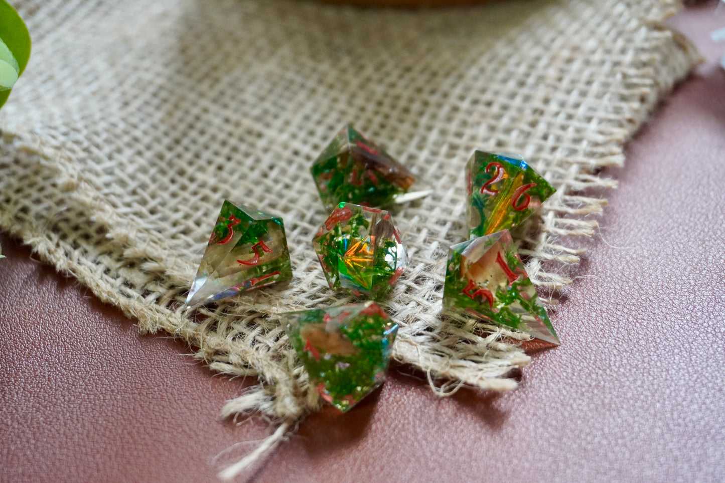 Fairy circle gem D6 set