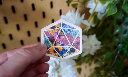 Geometric sticker
