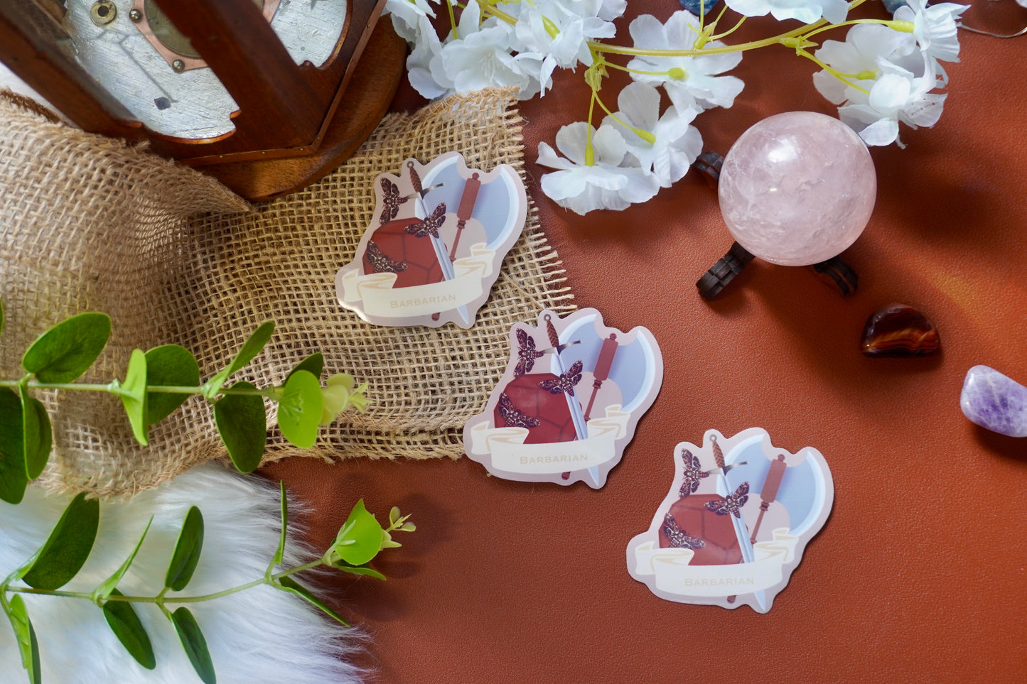 Barbarian class sticker