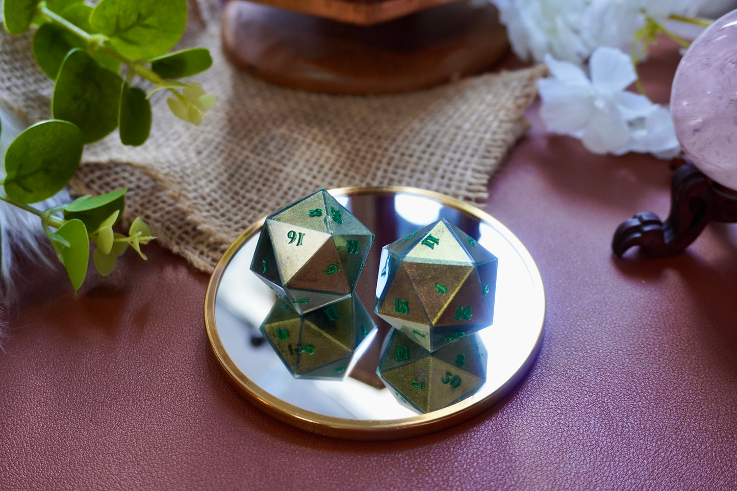 Green kameleon D20 chunk