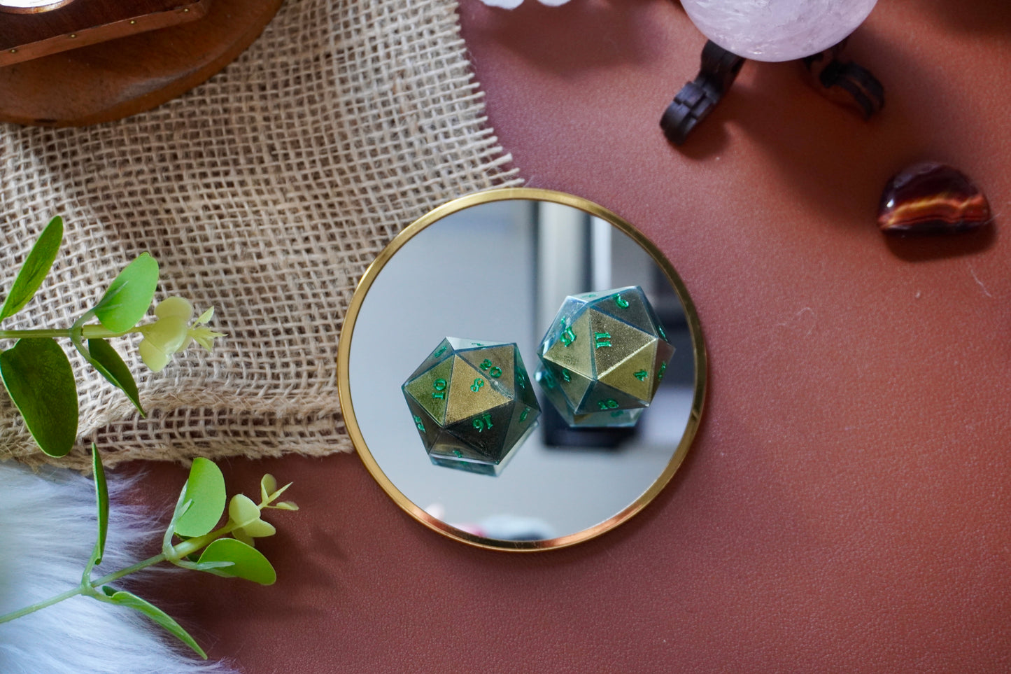 Green kameleon D20 chunk