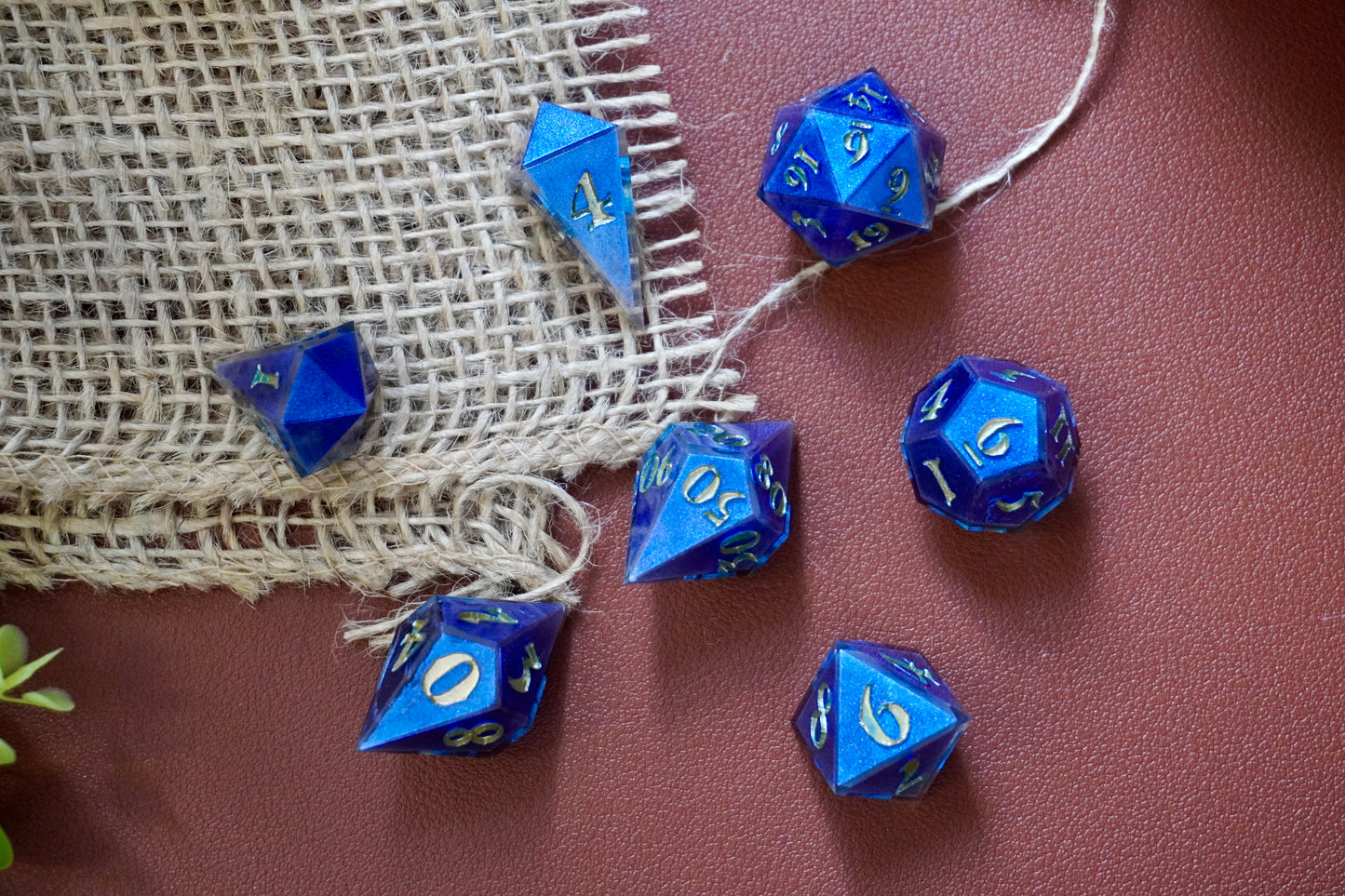 Bleu kameleon dice set