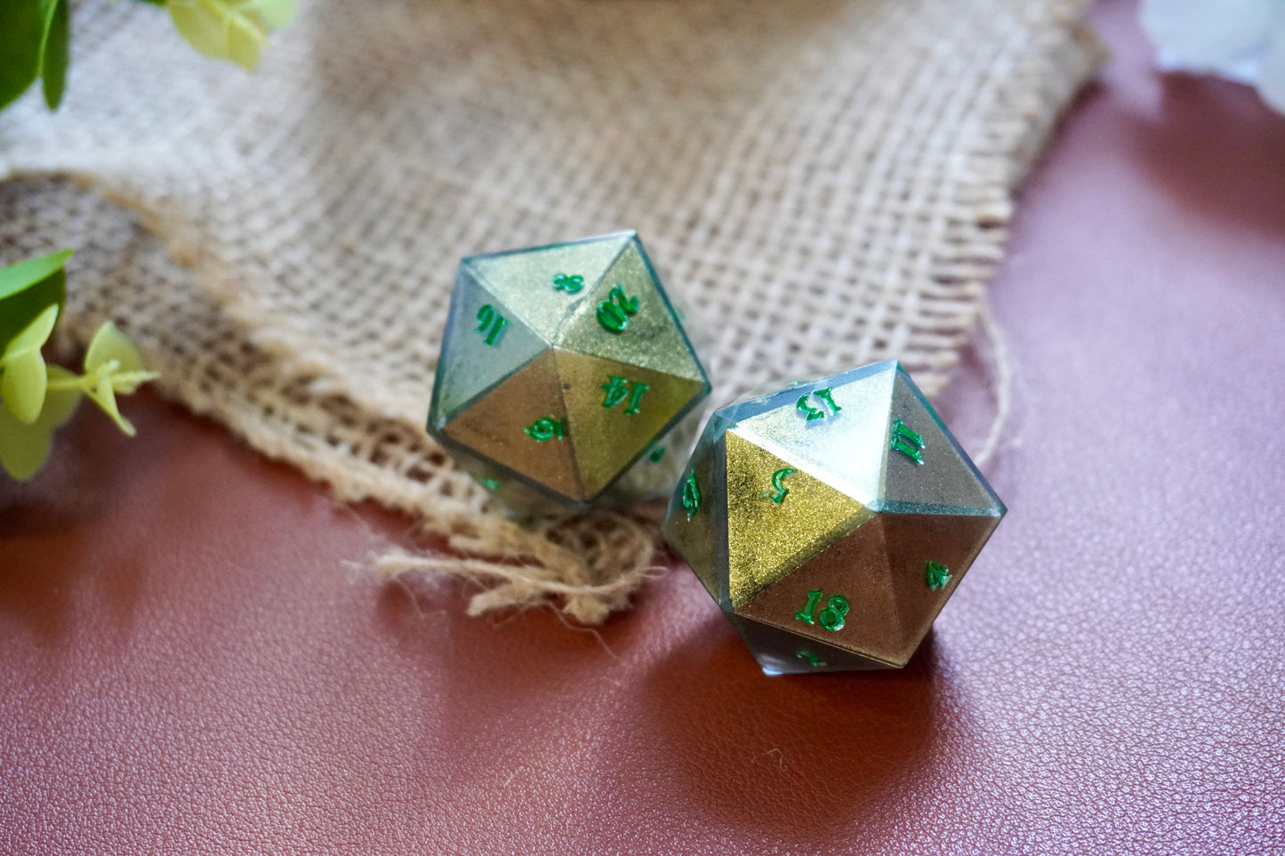 Green kameleon D20 chunk