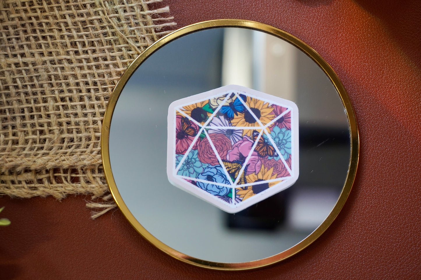 Geometric sticker