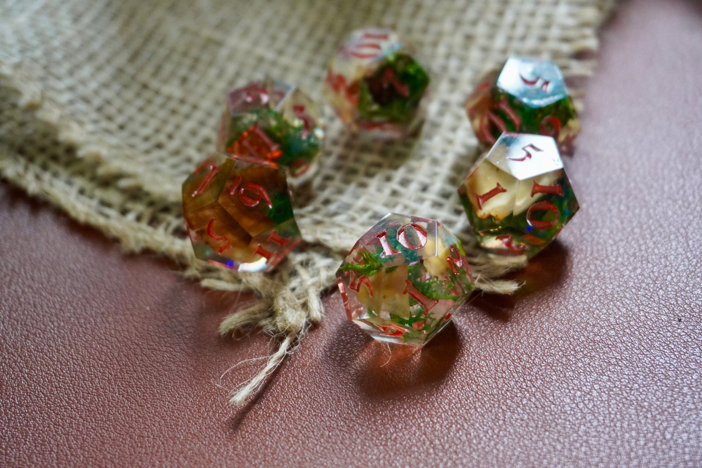 Fairy circle D12 dice set