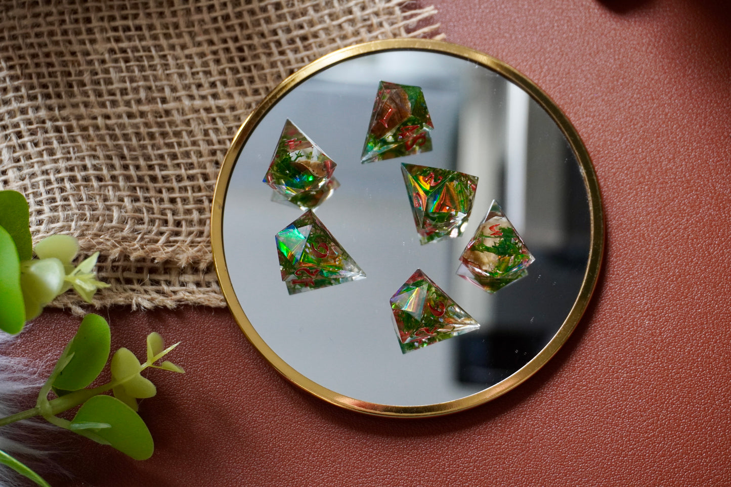 Fairy circle gem D6 set