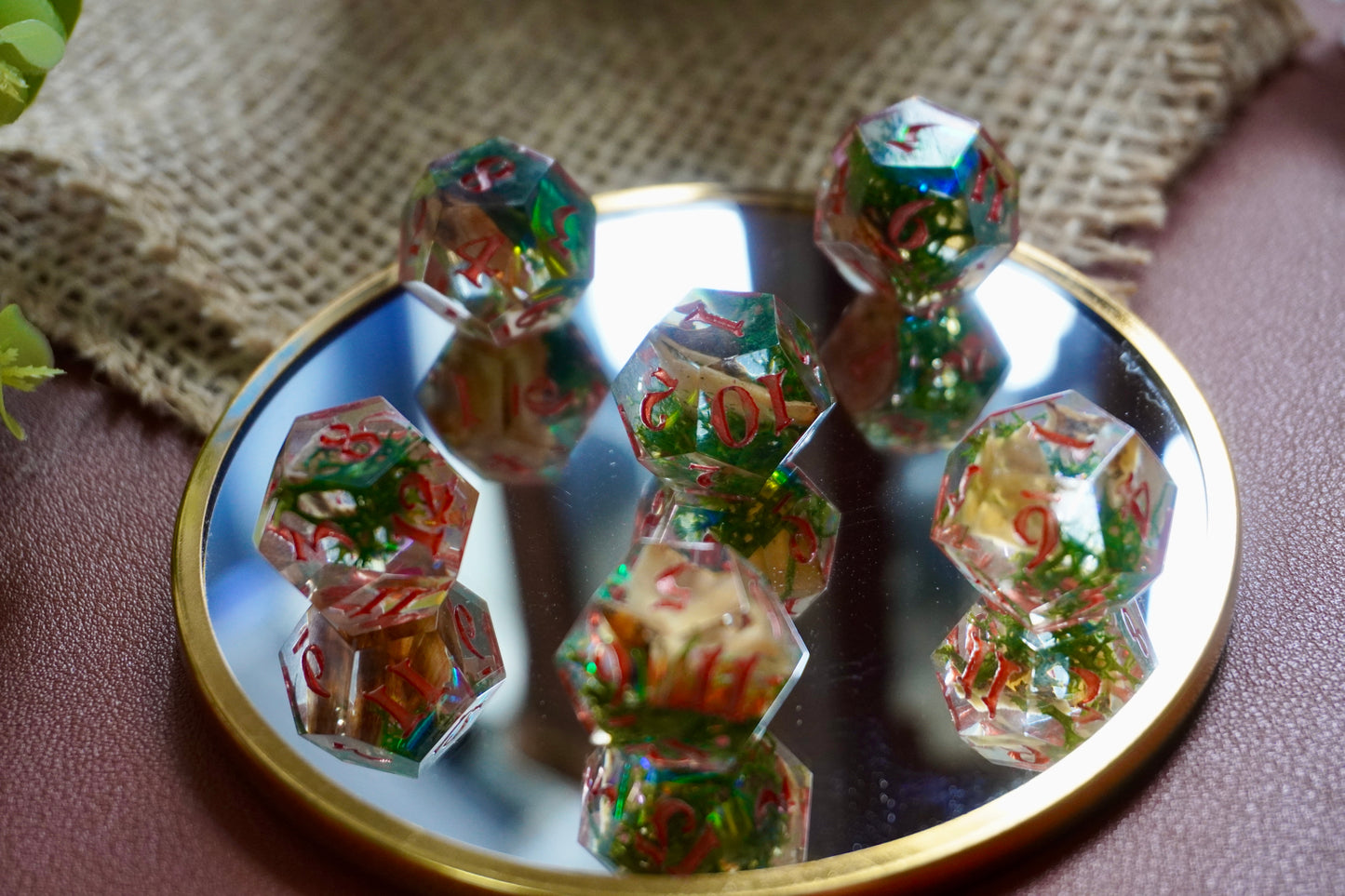 Fairy circle D12 dice set