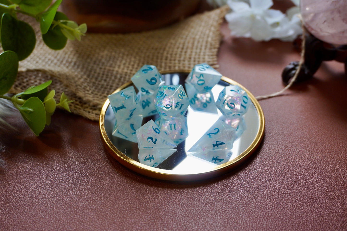 Ice maiden dice set