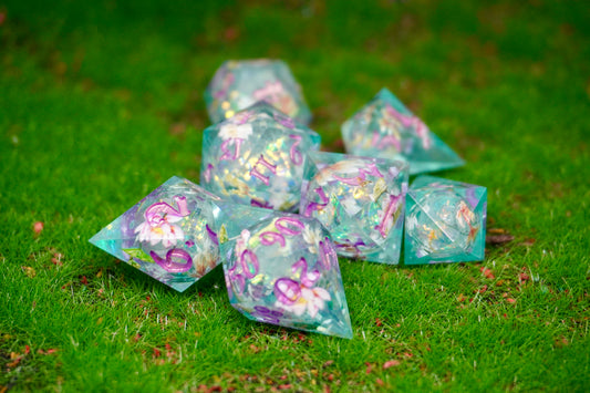 Into the koi pond pink