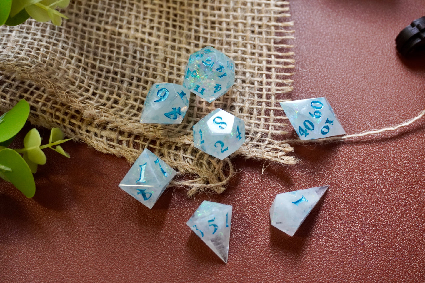Ice maiden dice set