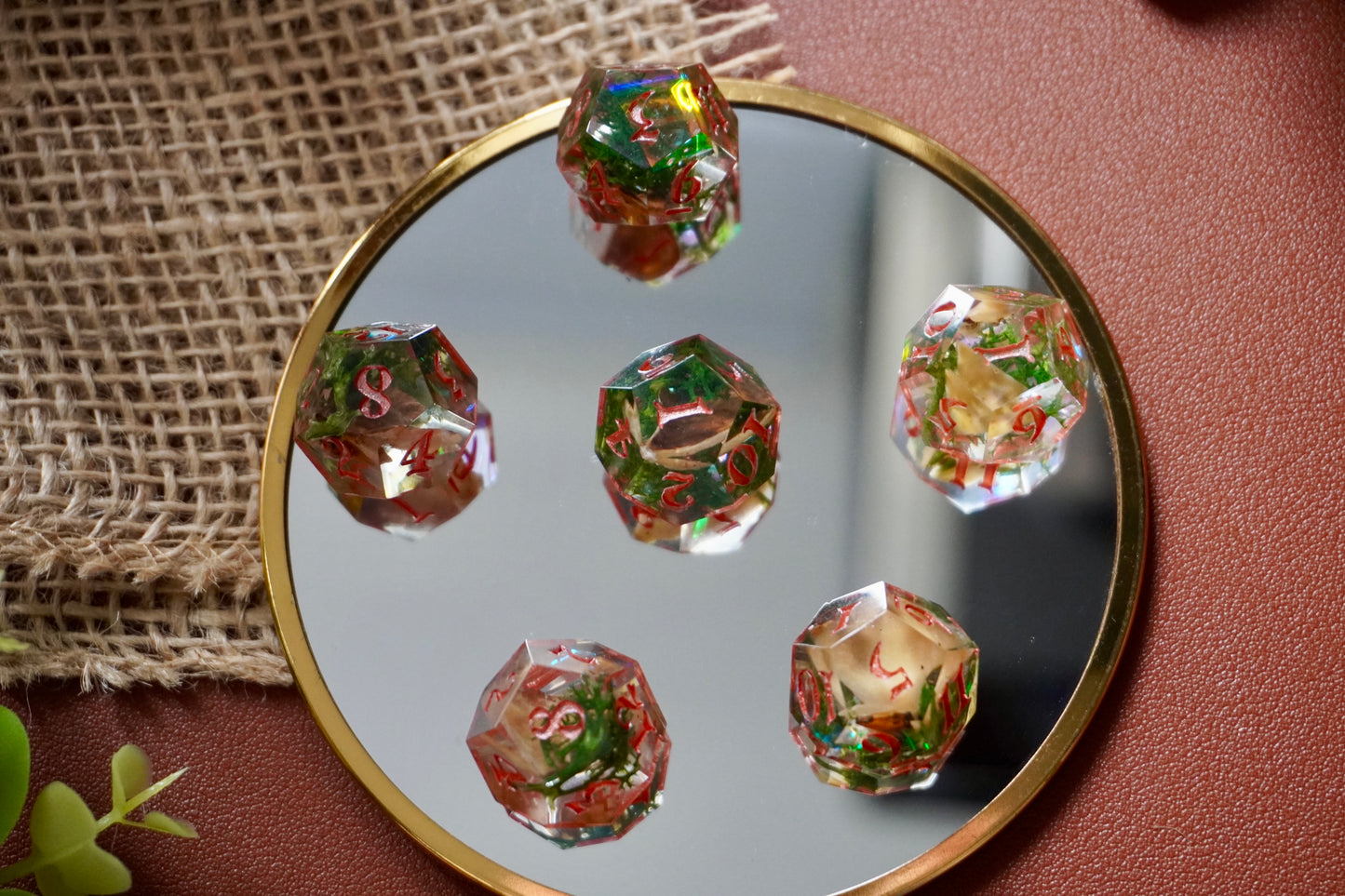 Fairy circle D12 dice set