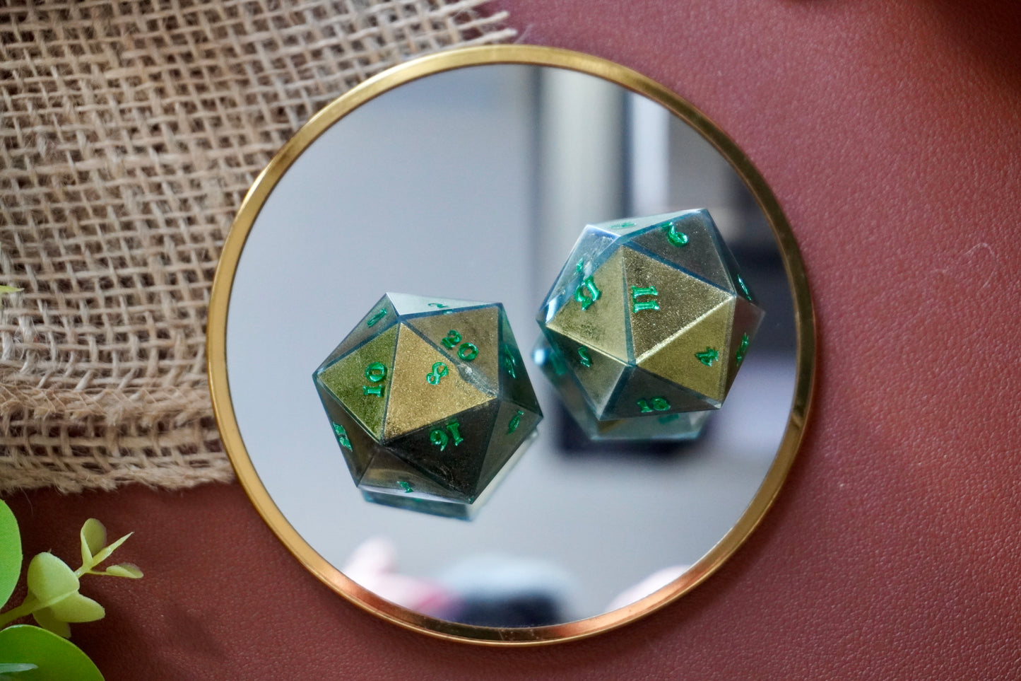 Green kameleon D20 chunk