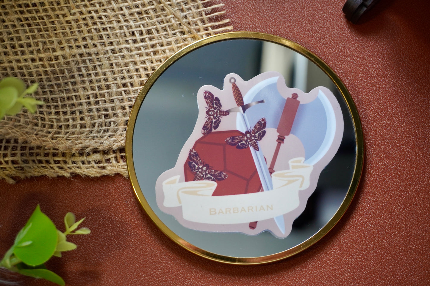 Barbarian class sticker