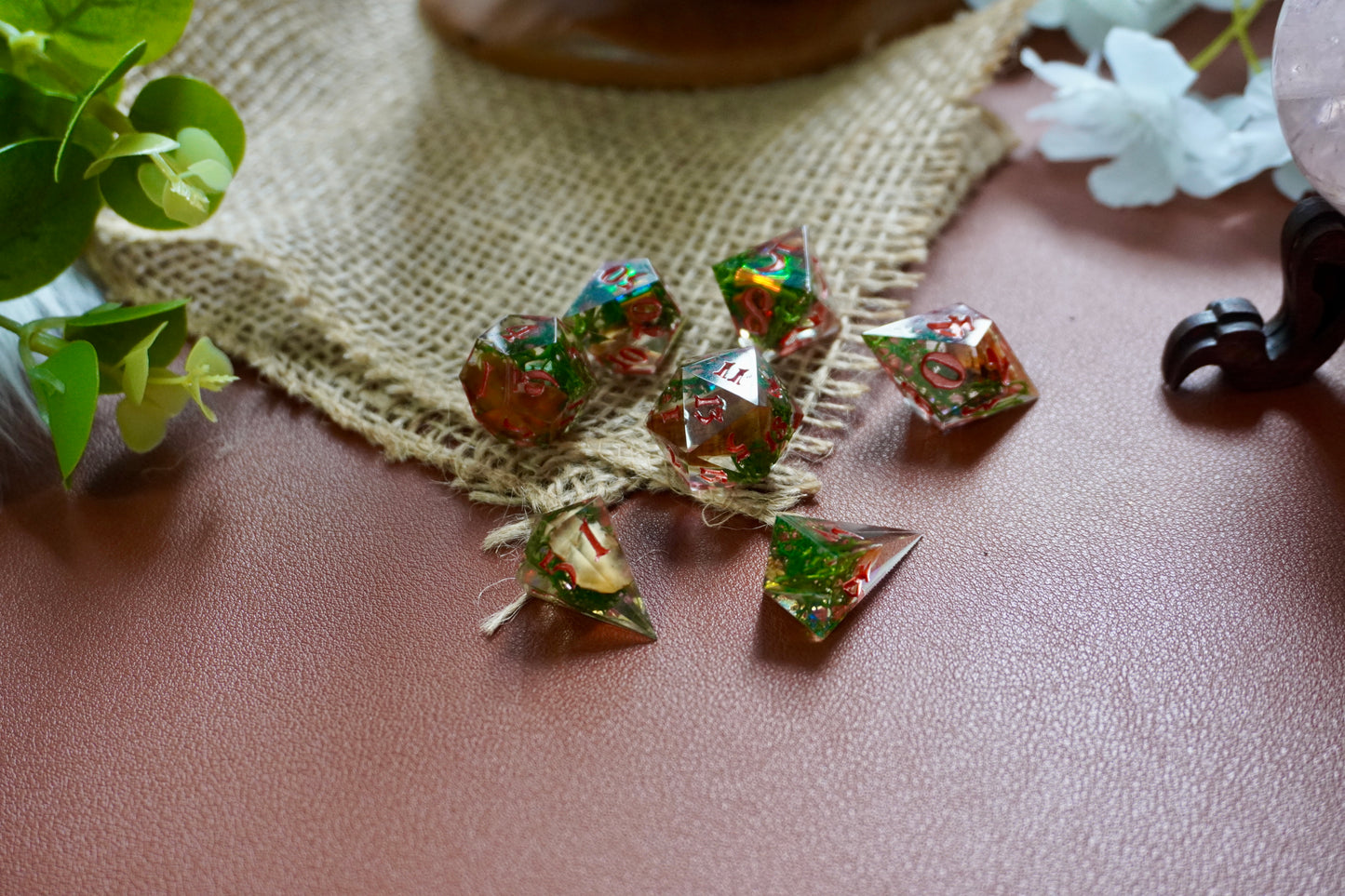 Fairy circle, dice set