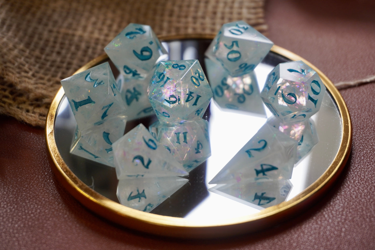 Ice maiden dice set