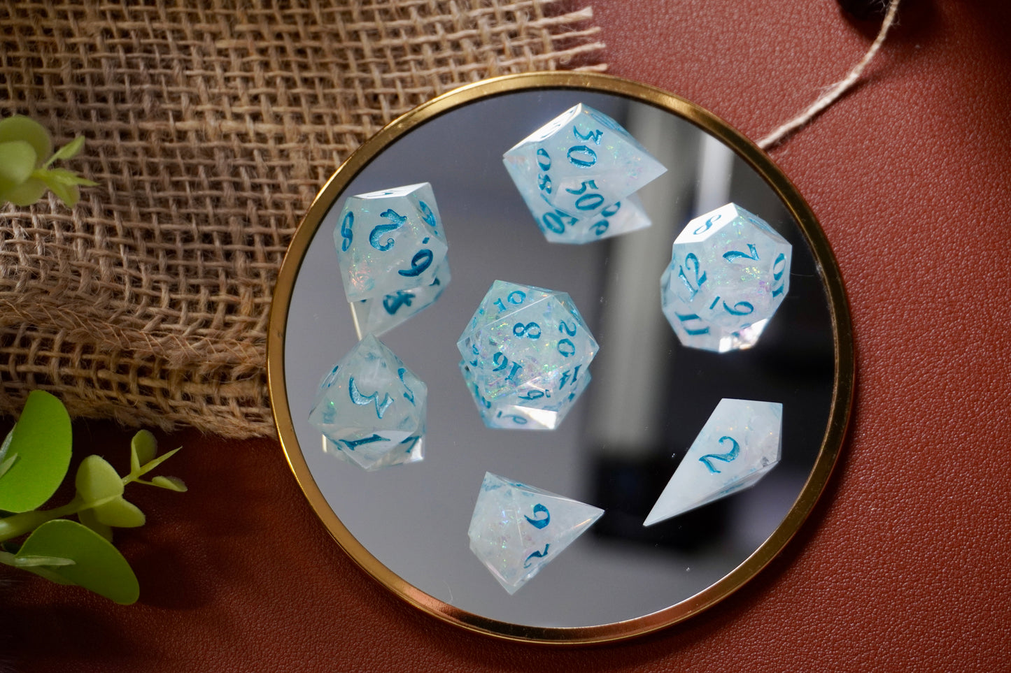 Ice maiden dice set